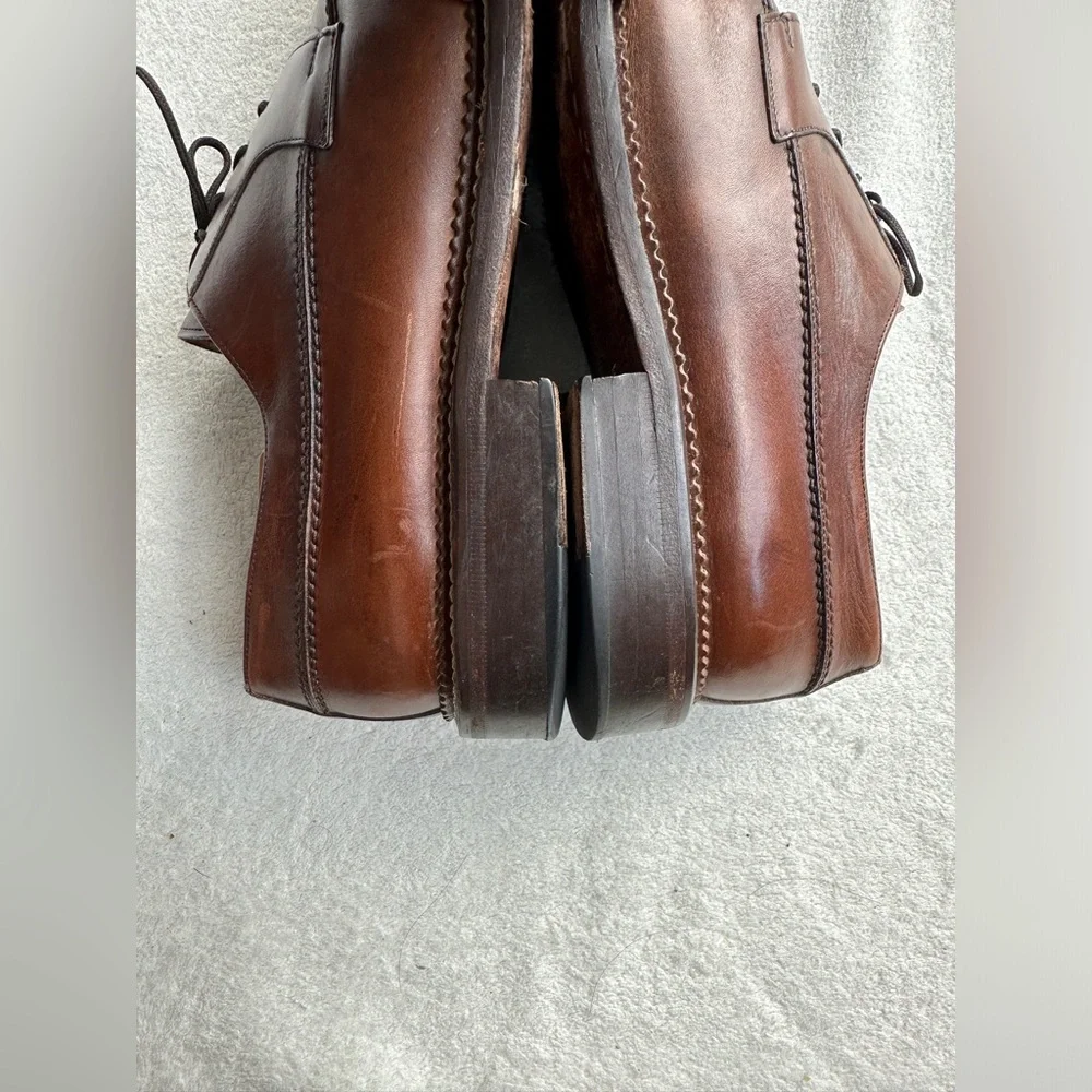 Mezlan Split-Toe Apron Leather Oxfords  Brown dress shoes‎ 11 M